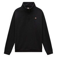 Oakport Quarter Zip Hoodie Black