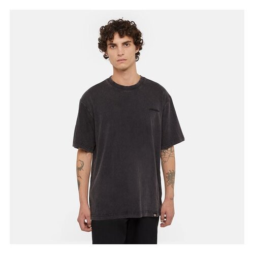 Dickies Camiseta Plentywood negra con efecto desteñido