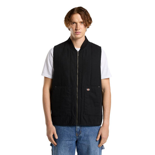 Dickies Quilted Canvas Vest Black
