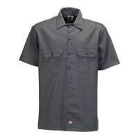 Short Sleeve Work Shirt Charcoal Grey