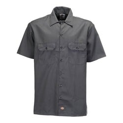 Short Sleeve Work Shirt Charcoal Grey