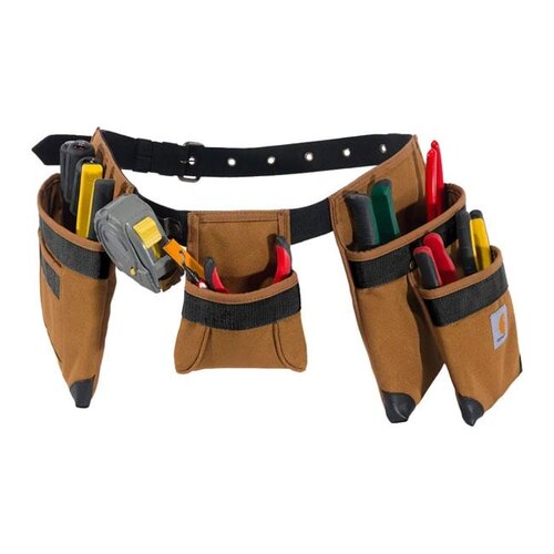 Carhartt Ceinture porte-outils à 7 poches Carhartt® marron