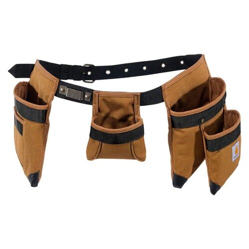 Carhartt Ceinture porte-outils à 7 poches Carhartt® marron