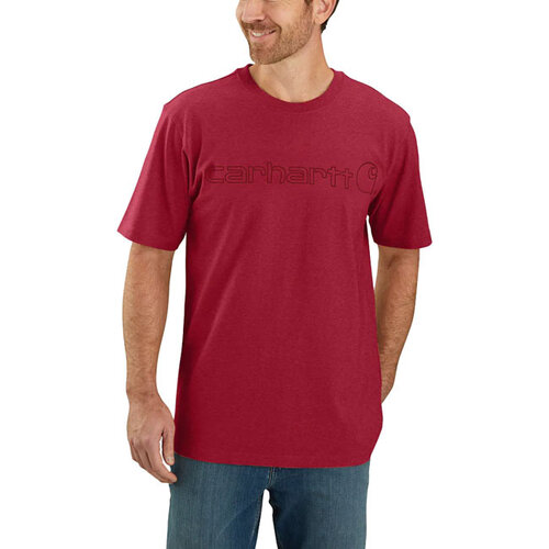 Carhartt Core Logo T-shirt Industry Red