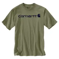 Camiseta con el logo de Dearborn, color verde oliva empolvado.