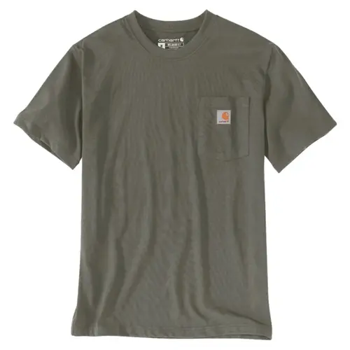 Carhartt Camiseta Dearborn Pocket color verde oliva empolvado