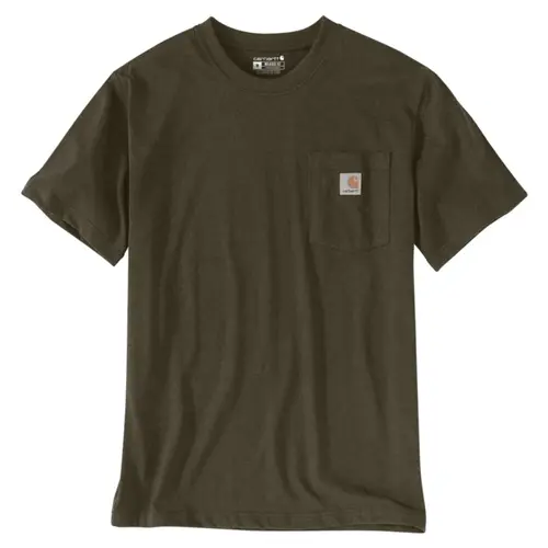 Carhartt Maglietta con taschino Dearborn, tronchi d'ulivo