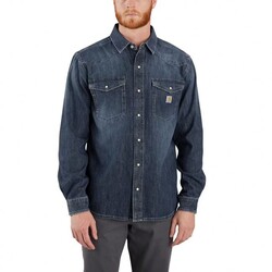 Denim L/s Snap Front Shirt Wyatt