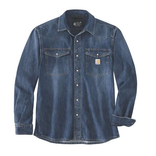 Carhartt Denim L/s Snap Front Shirt Wyatt