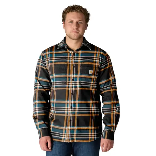 Carhartt Flannel Plaid Shirt Black