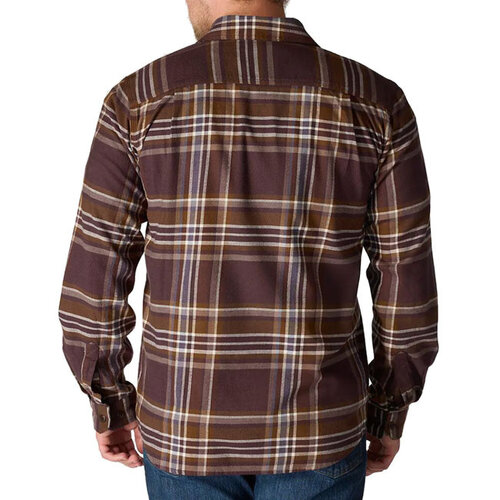 Carhartt Flannel Plaid Shirt Dark Sepia
