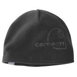 Fleece Debossed Hat Black