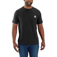 Force Pocket Kurzarm-T-Shirt Schwarz
