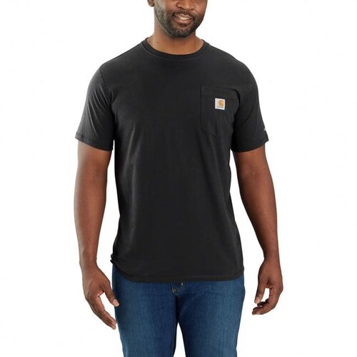Carhartt Force Pocket S/s T-shirt Black Zwart