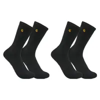 Force™ Midweight Crew Socks 2er-Pack Schwarz
