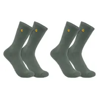 Force™ Midweight Crew Sokken 2-pack Groen