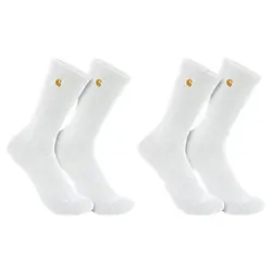 Force™ Midweight Crew Socks 2er-Pack Weiß