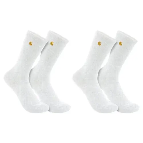 Carhartt Force™ Midweight Crew Sokken 2-pack Wit
