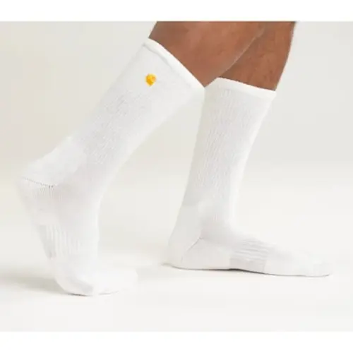 Carhartt Calzini Force™ di peso medio, confezione da 2 pezzi, colore bianco