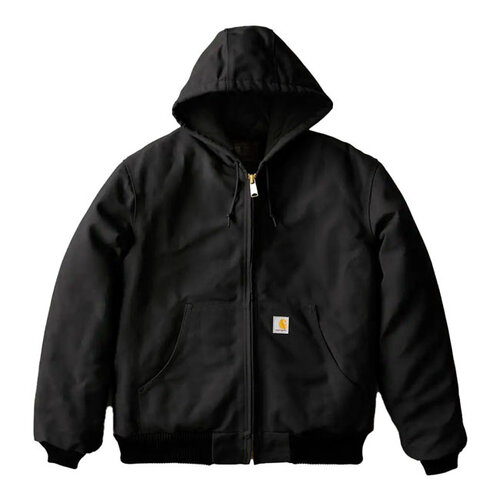 Carhartt Schwarzer, isolierter Flanell-Sportmantel