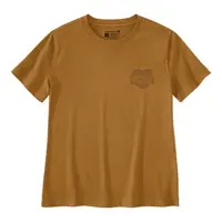 Camiseta femenina Irvine Heart Carhartt® Marrón