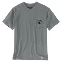 T-shirt de travail décontracté Irvine, couleur gris cendré vieilli