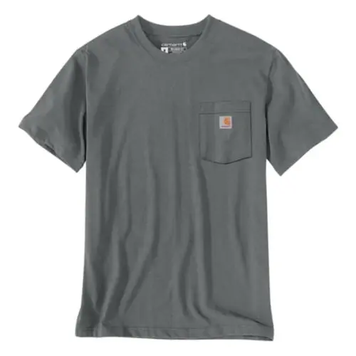 Carhartt Camiseta Irvine Truck color gris jaspeado