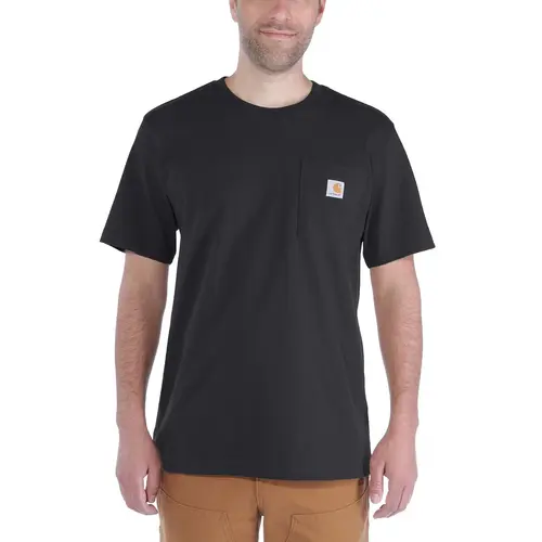 Carhartt T-shirt K87 con taschino, nera