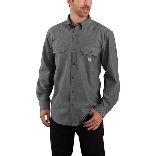 Carhartt Camicia ampia in chambray nera