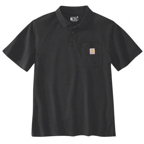 Carhartt Midweight S/s Pocket Polo Black