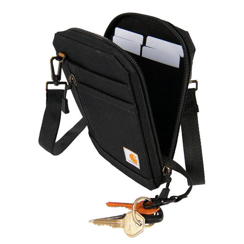 Carhartt Nylon Duck Crossbody Wallet Black