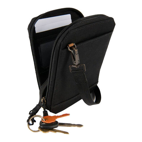 Carhartt Nylon Duck Crossbody portemonnee Zwart