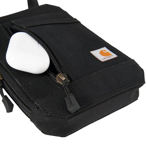 Carhartt Cartera bandolera de nailon color negro