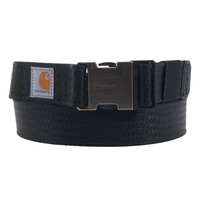 Ceinture en sangle de nylon noire