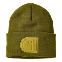 Patch Beanie Dark Bronzed Groen
