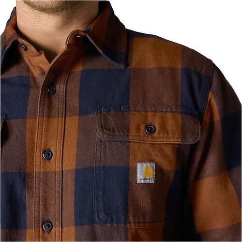 Carhartt Camicia di flanella a quadri, anatra rossa