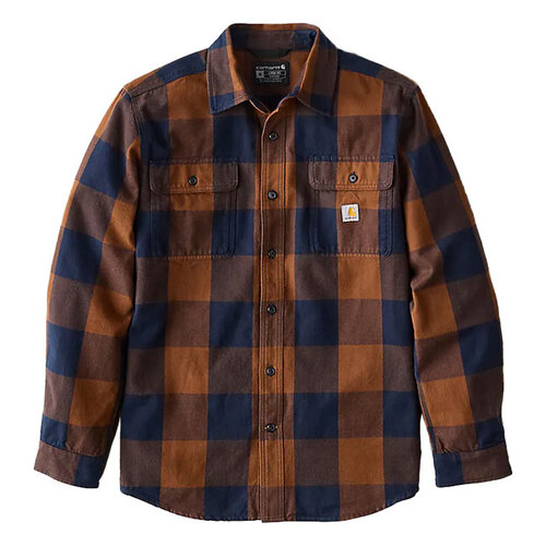 Carhartt Camicia di flanella a quadri, anatra rossa