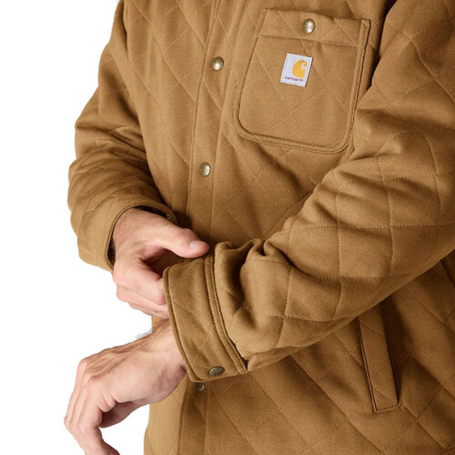 Carhartt Quilted Snap Front Shirt Carhartt® Brown