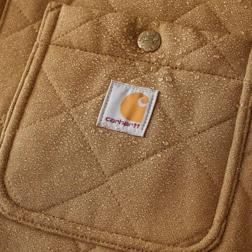 Carhartt Gestepptes Hemd mit Druckknopfleiste von Carhartt® in Braun