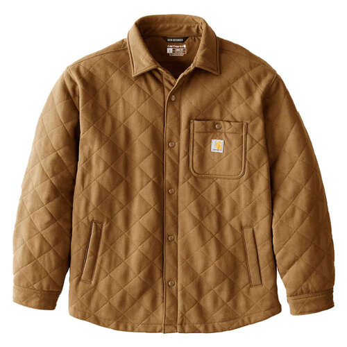 Carhartt Quilted Snap Front Shirt Carhartt® Brown
