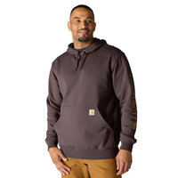 Carhartt Sleeve Logo Hoodie Dark Sepia