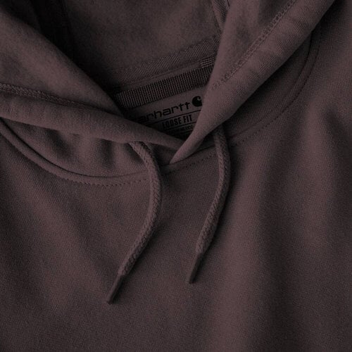 Carhartt Sleeve Logo Hoodie Dark Sepia
