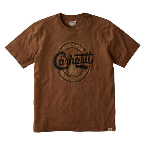 Carhartt Script Graphic T-shirt Red Duck Heather