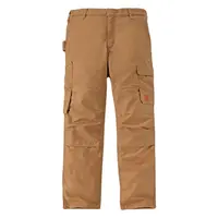 Pantalon cargo multi-usages en toile Steel Rugged Flex, marron