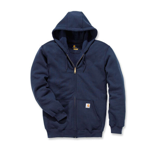 Carhartt Kapuzenpullover mit Reißverschluss, neu in Marineblau