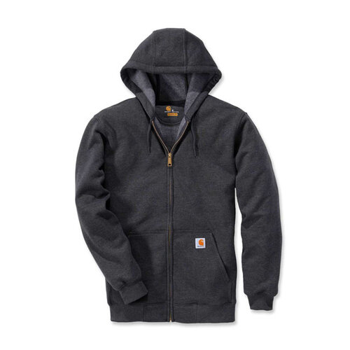 Carhartt Sweat à capuche zippé Gris chiné carbone