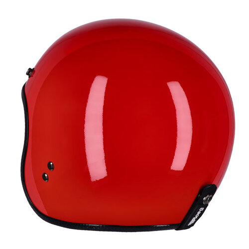 Roeg Casque jet JETT rouge brillant avec visière amovible