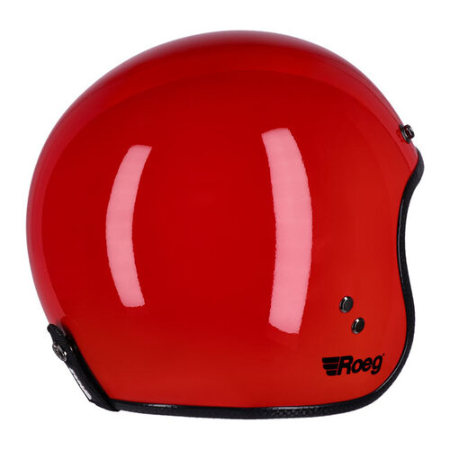Roeg JETT Open-Face Helmet Flaming Red Gloss