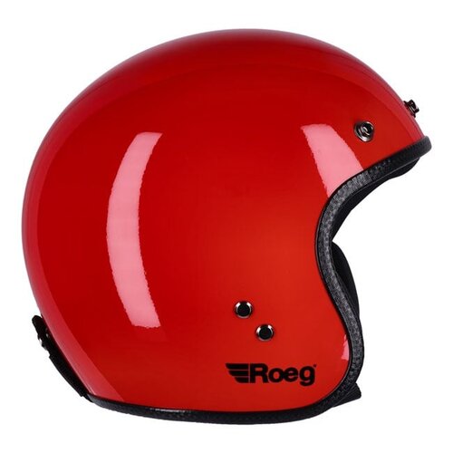 Roeg JETT Open-Face Helmet Flaming Red Gloss
