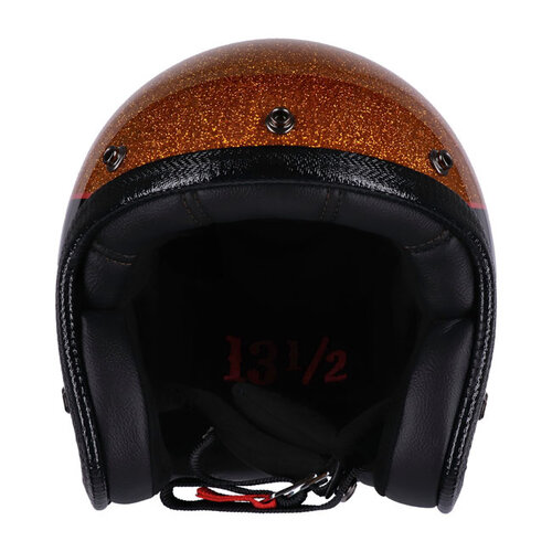 13½ Skull Bucket Helm Superior Metal Flake met ECE 22.06-certificering